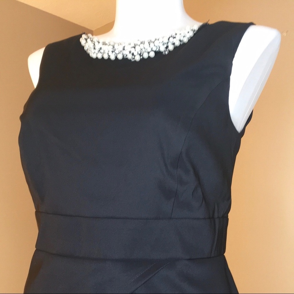 Womens Black Blingy Sheath Dress Plus Size Stretch - Picture 14 of 14